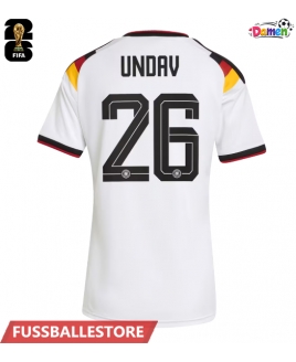 Günstige Deutschland Deniz Undav #26 Heimtrikot Damen WM 2026 Kurzarm